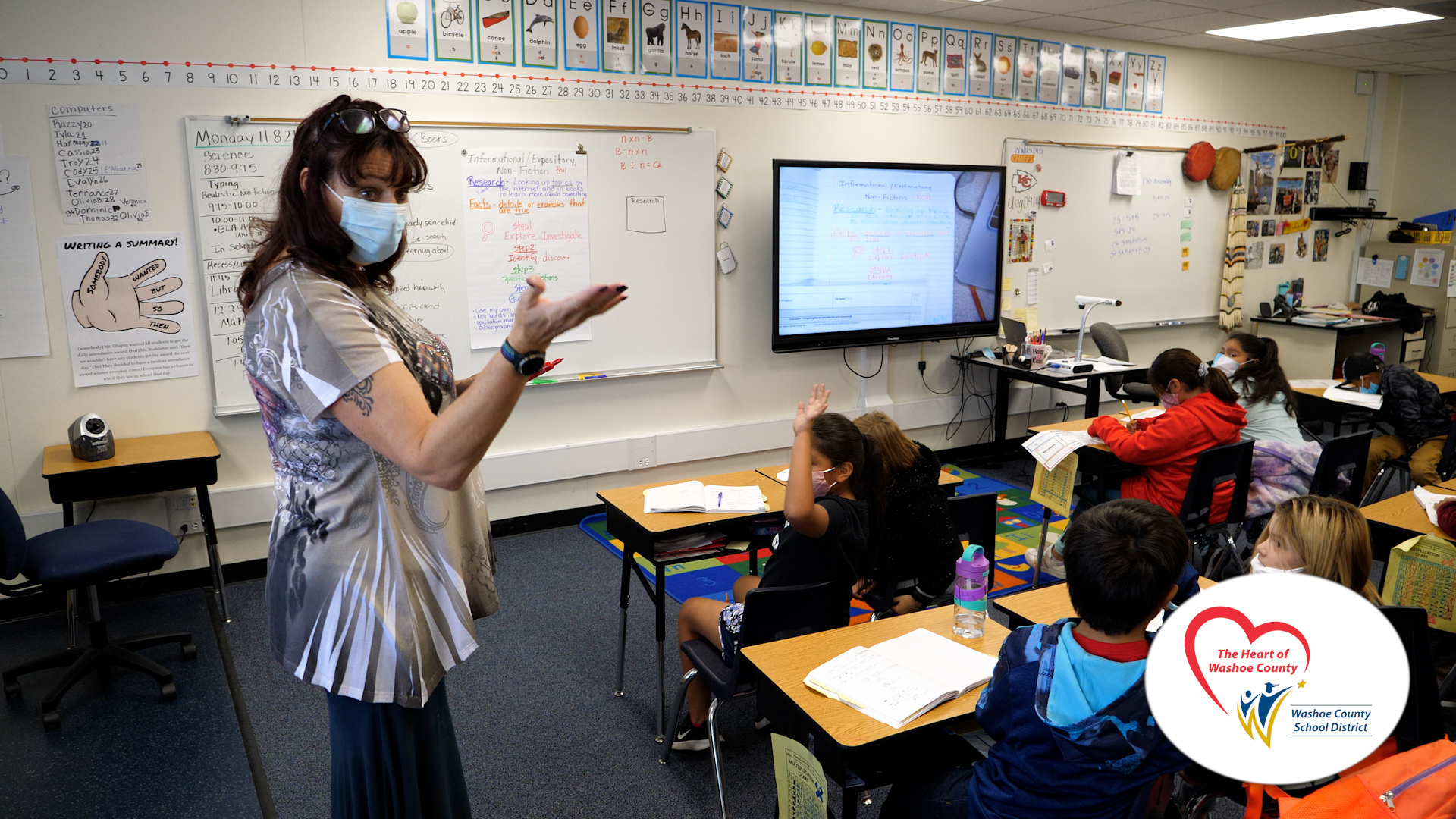  Teacher in classroom
